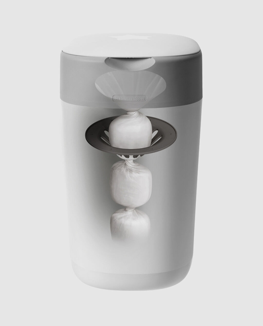 Tommee Tippee Twist and Click Advanced Nappy Disposal Sangenic - White image number 2