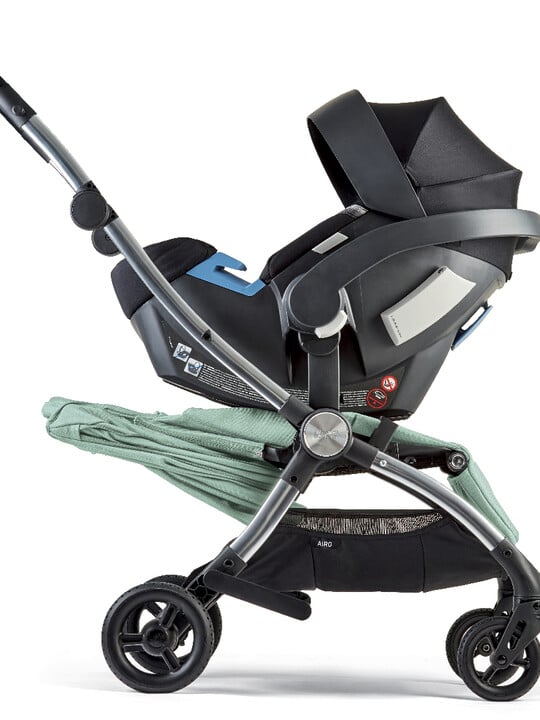 Airo Mint Pushchair with Black Newborn Pack  image number 5