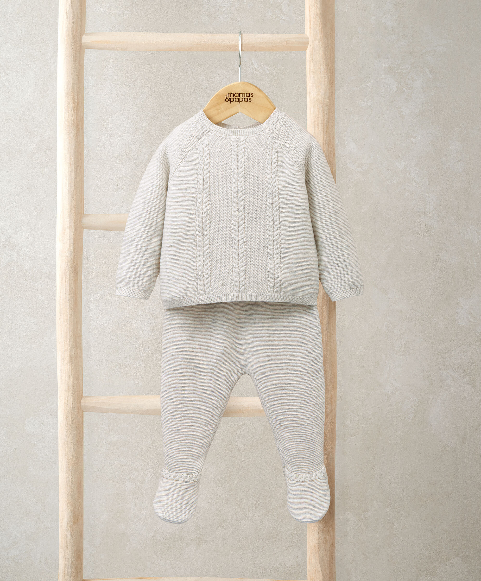 2pc Grey Knitted Set image number 1