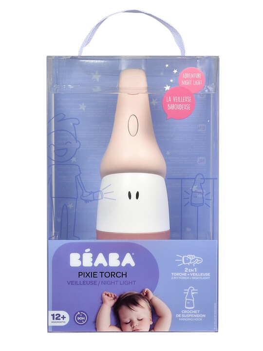 Beaba Pixie Torch 2-in-1 Movable Night Light - Chalk Pink image number 5