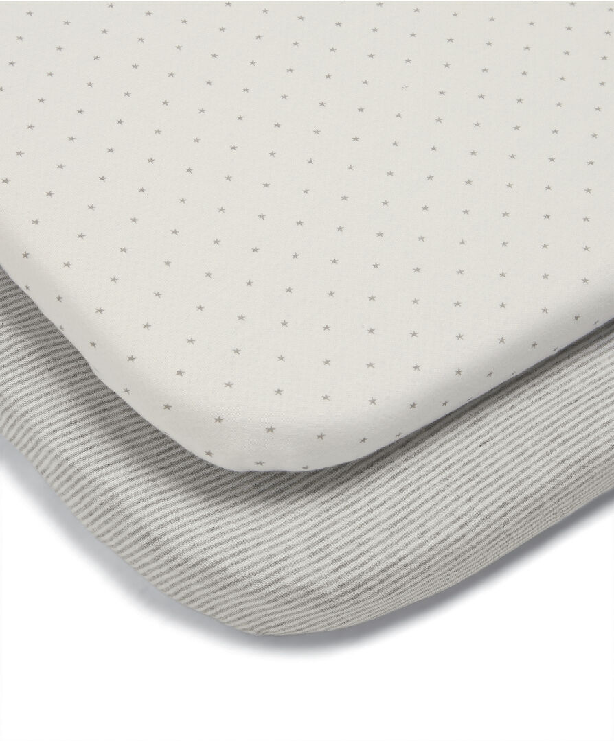 Grey Star Universal Crib Sheets - 2 Pack image number 2