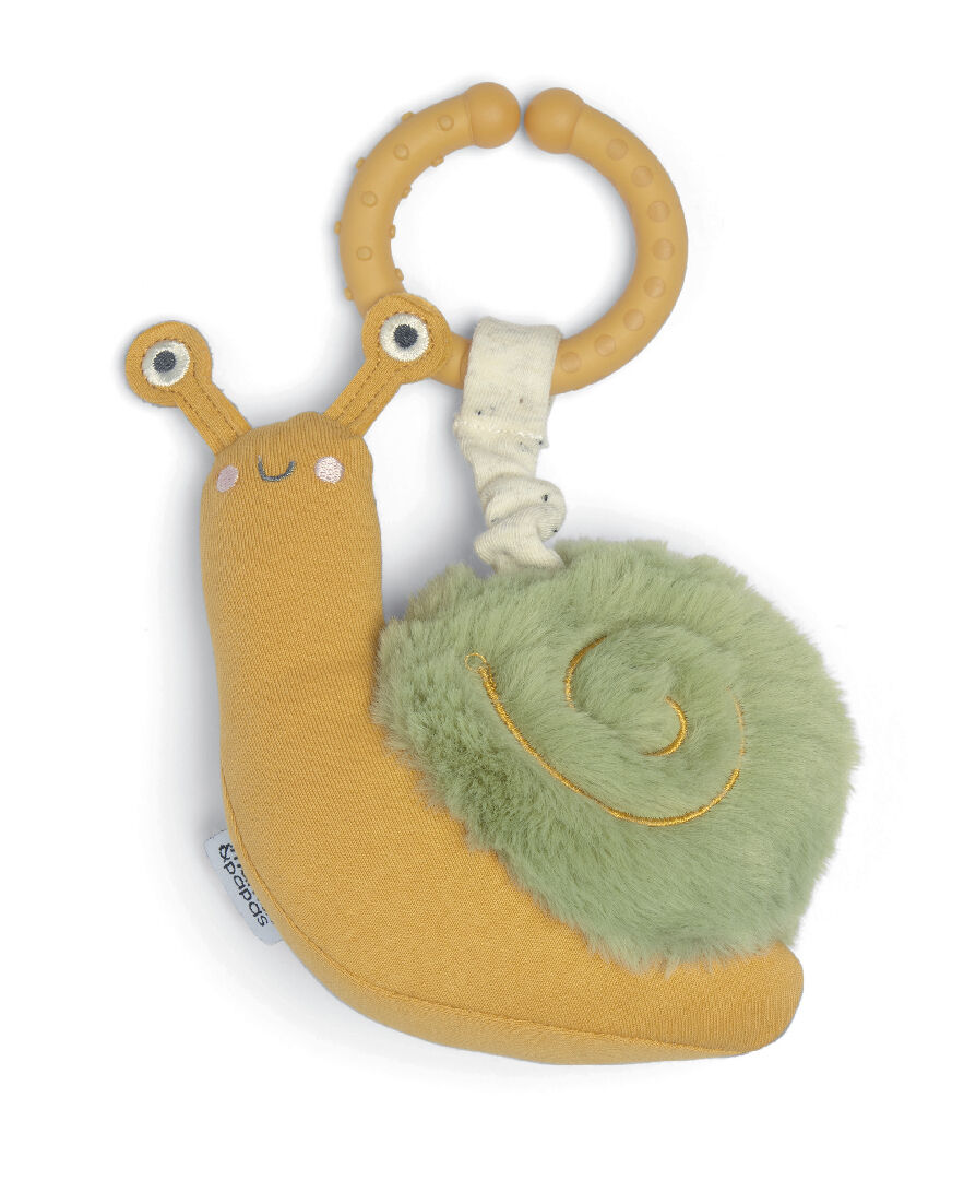 Grateful Garden Snail Squeaker Activity Toy image number 1