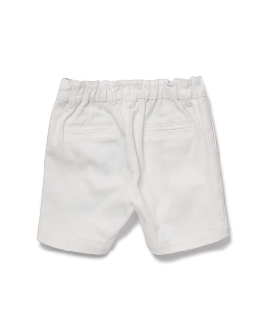 White Chino Shorts image number 2