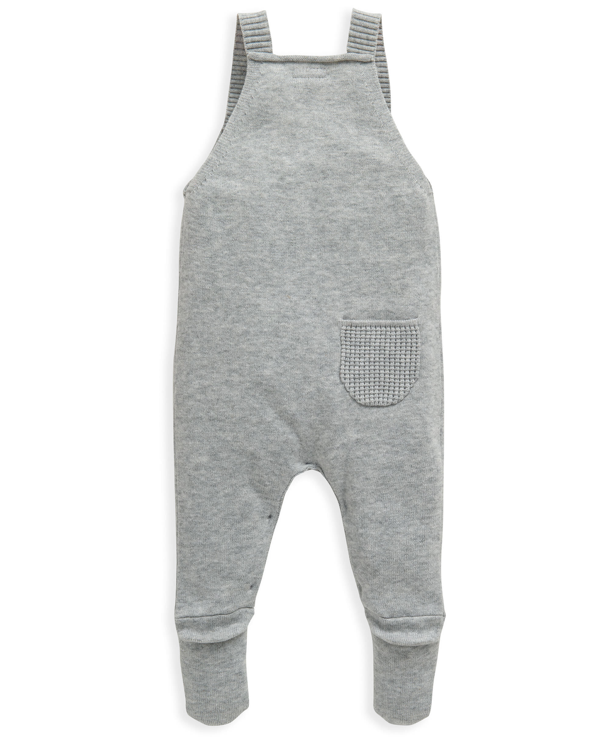 Grey Knit Dungaree image number 2