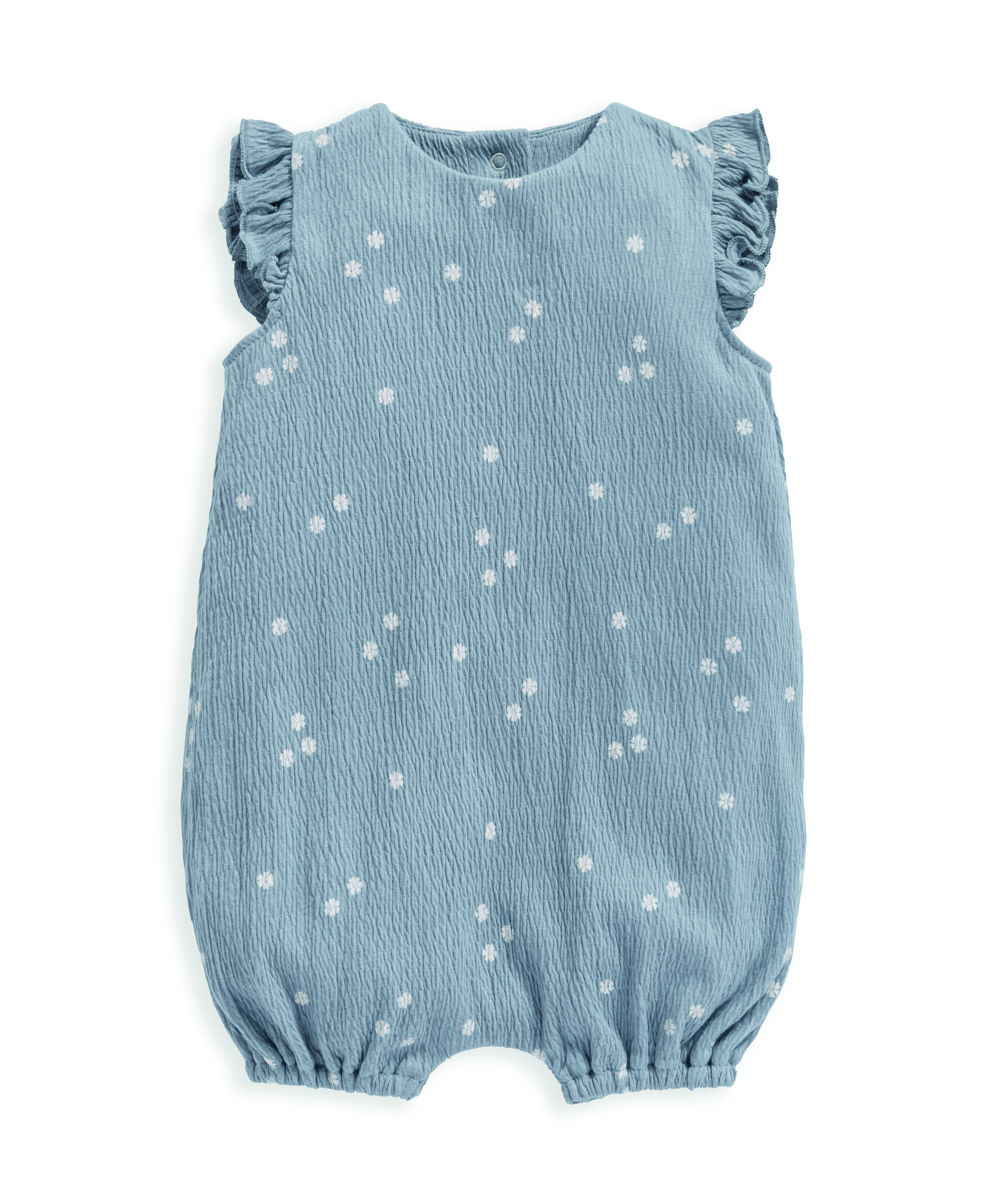 All Over Print Crinkle Shortie Romper image number 2