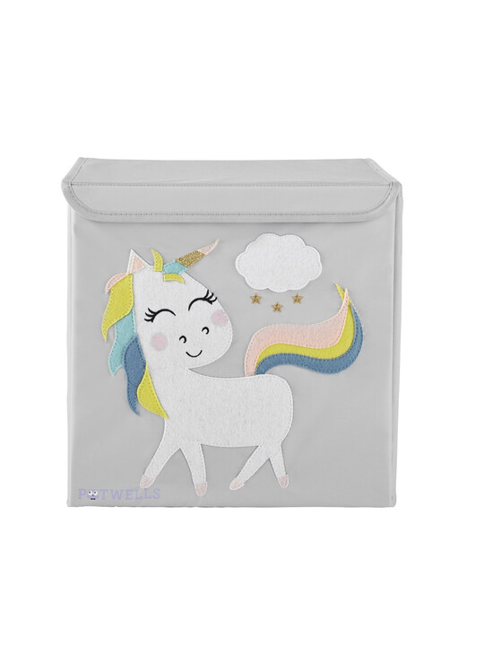 Potwells Children's Storage Box - Unicorn image number 1