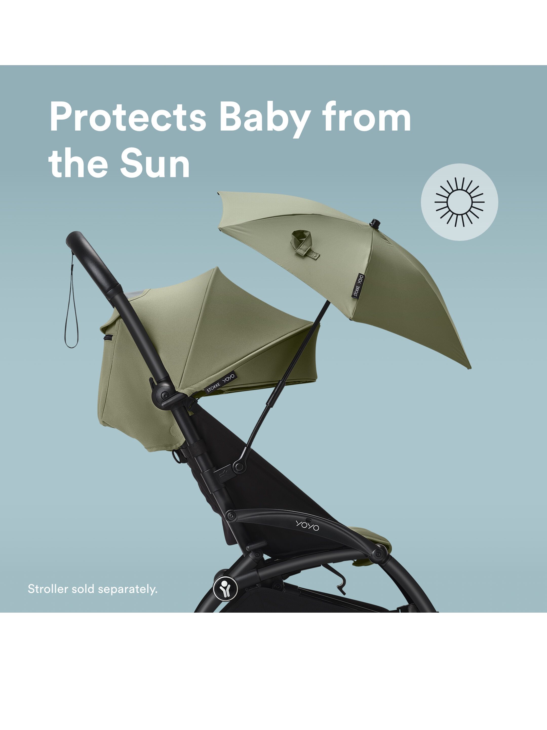Stokke YOYO parasol Olive image number 5