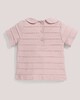 Textured T-shirt with Collar Pink- 0-3 image number 2