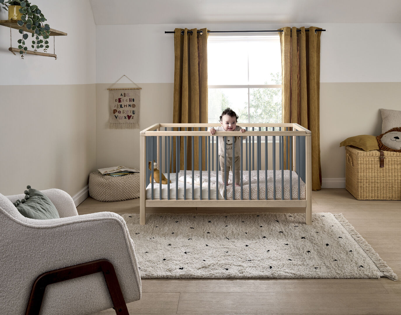 Compact Solo Cotbed - Natural Slate image number 5