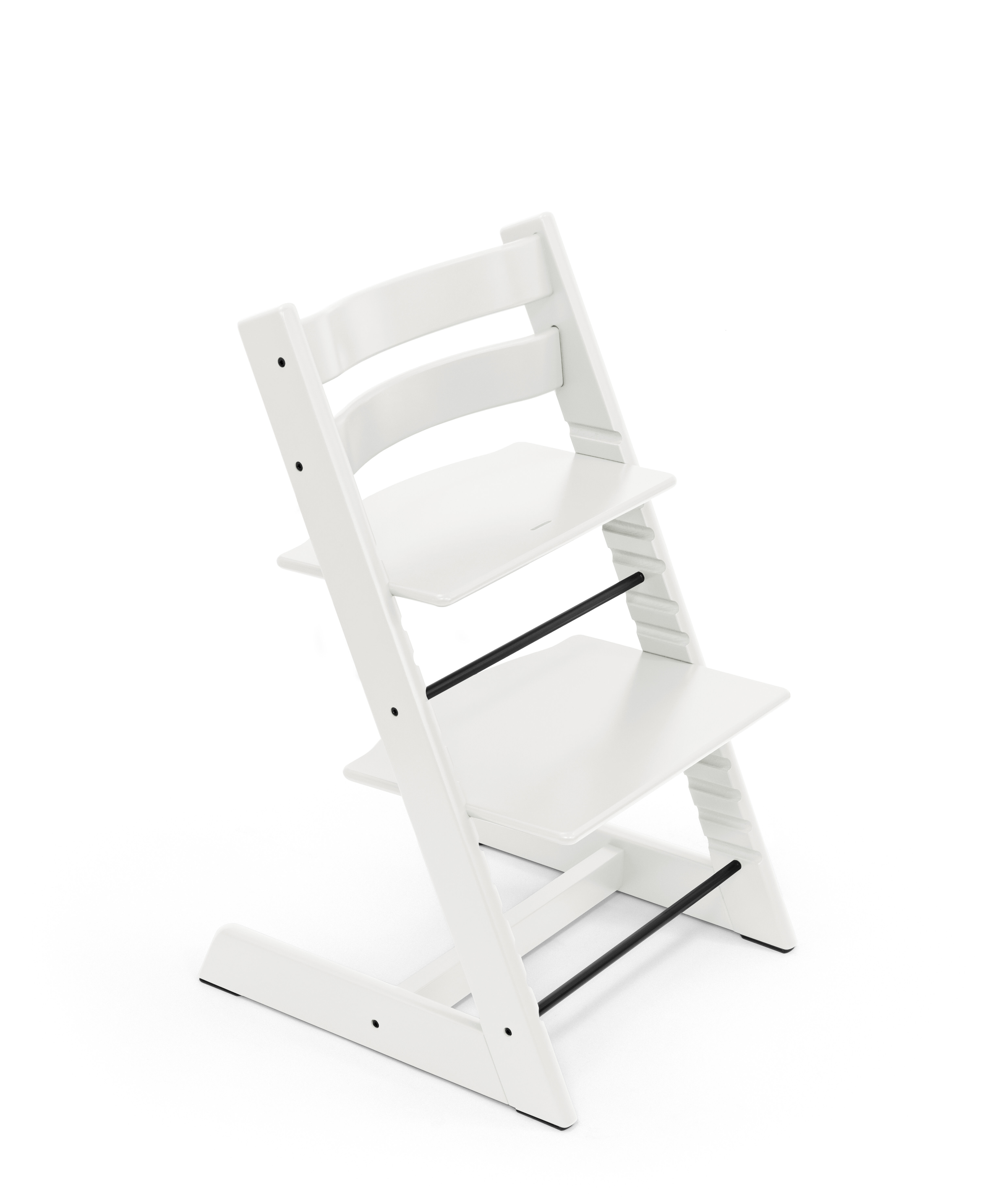 Stokke Tripp Trapp High Chair White + Baby Set + Tray Bundle (3 pieces) image number 3