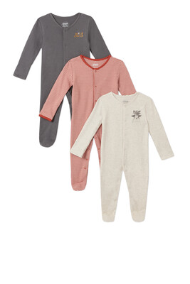 30-50% KSA - Buy Sale & Pack Cotton - Mamas Jersey | Sleepsuits 3 Papas Safari Off