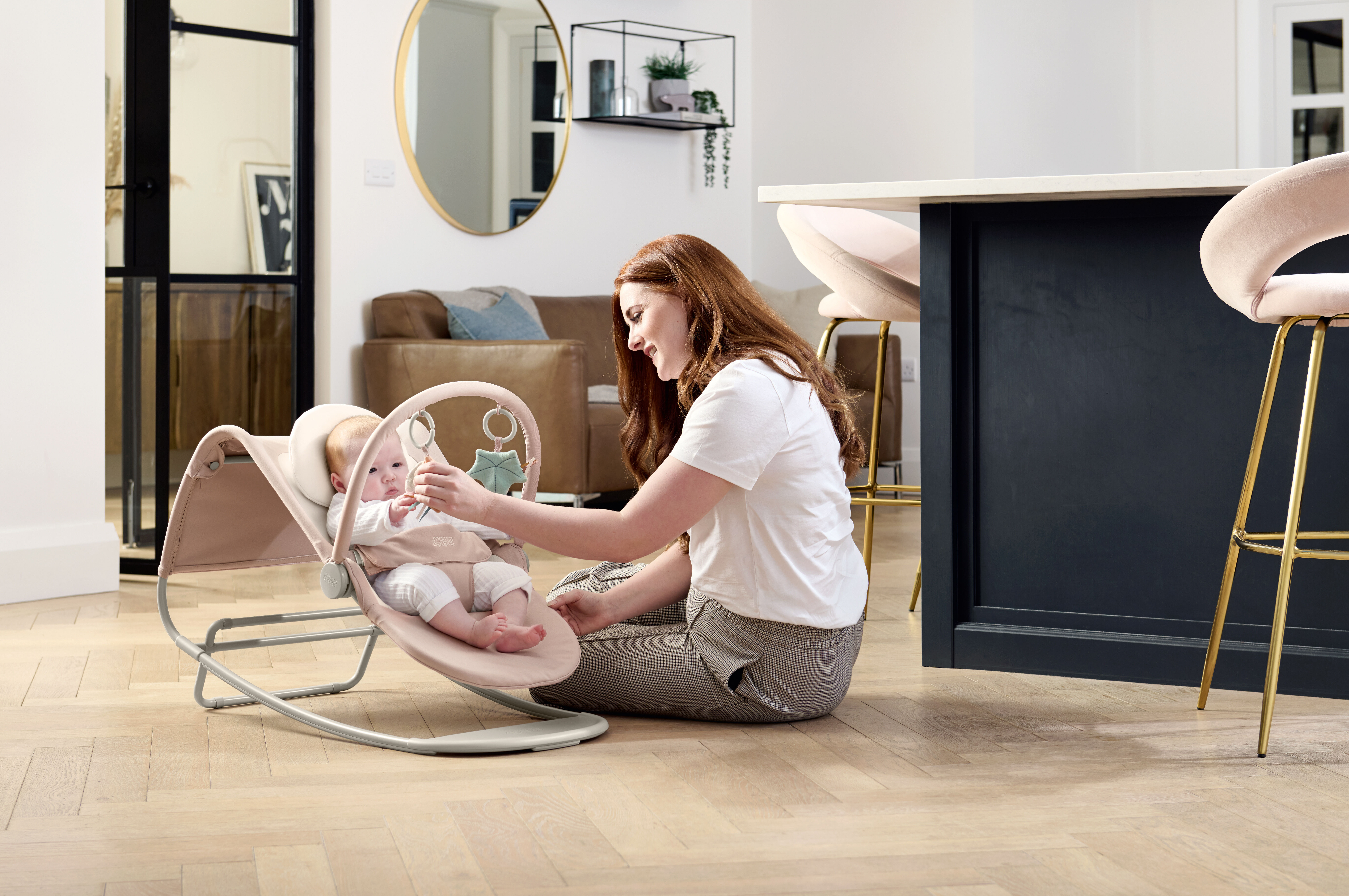 Tempo 3-in-1 Rocker / Bouncer - Blush image number 4