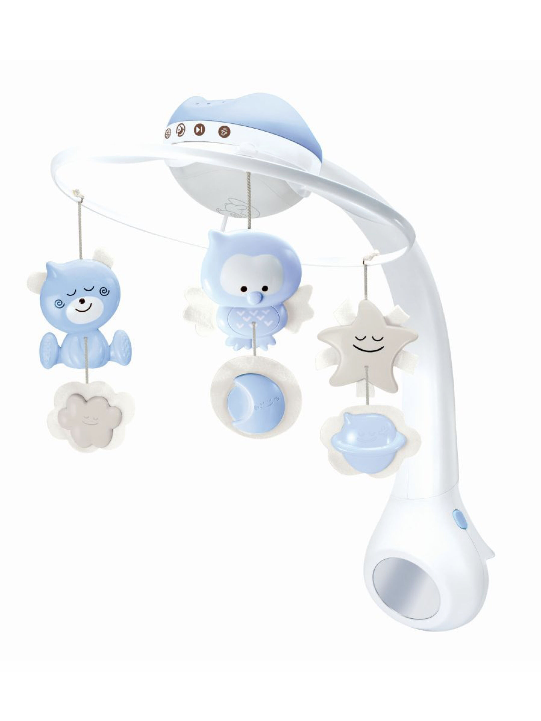Infantino 3 In 1 Projector Musical Mobile - Blue image number 1