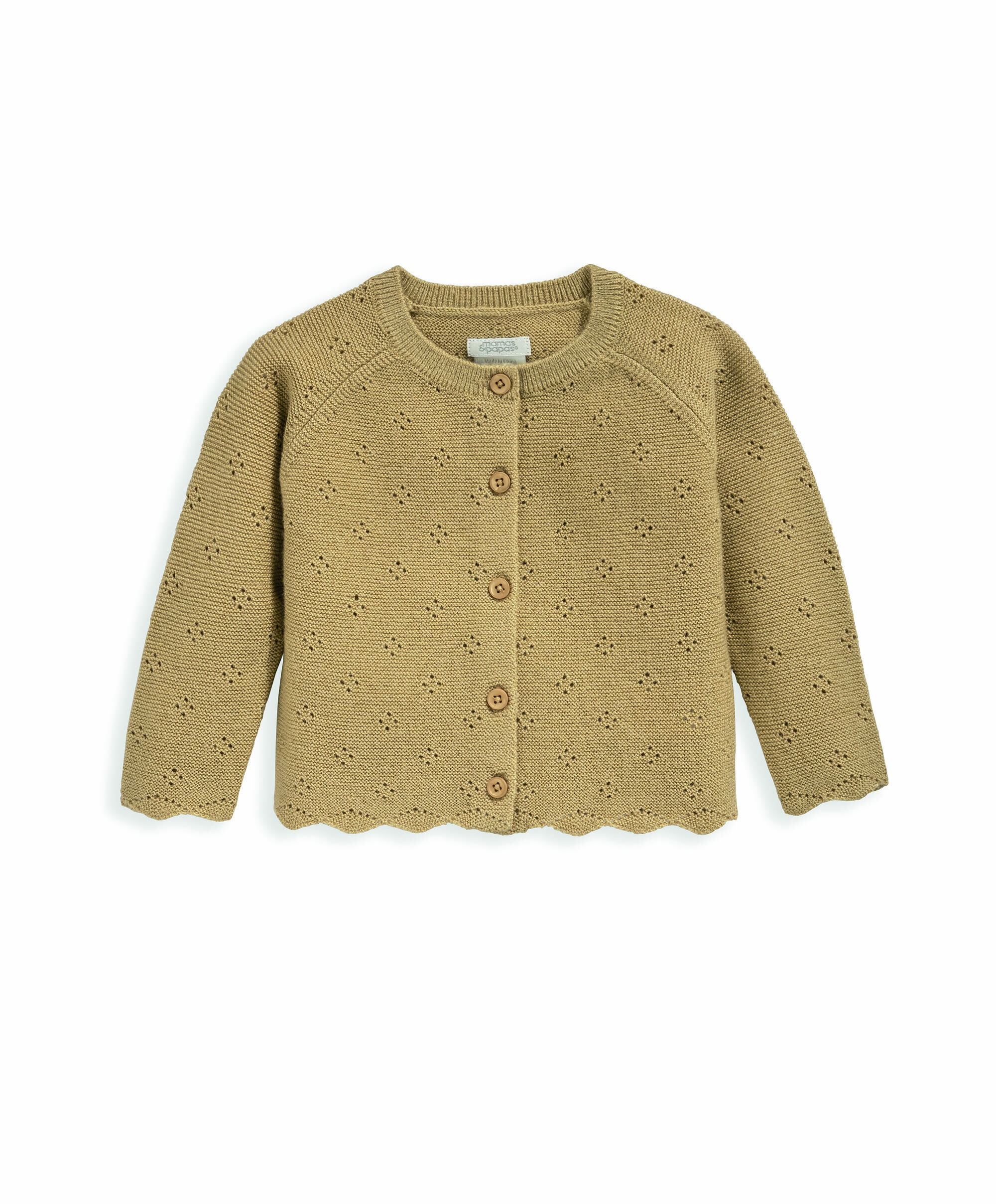 Scallop Hem Cardigan image number 2