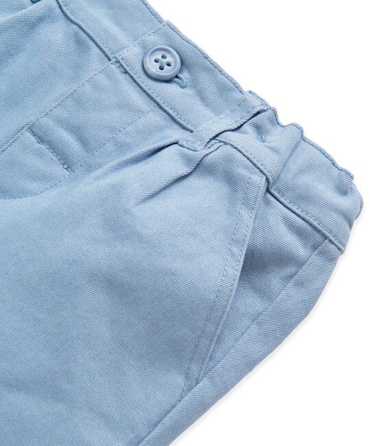 Woven Blue Shorts image number 2