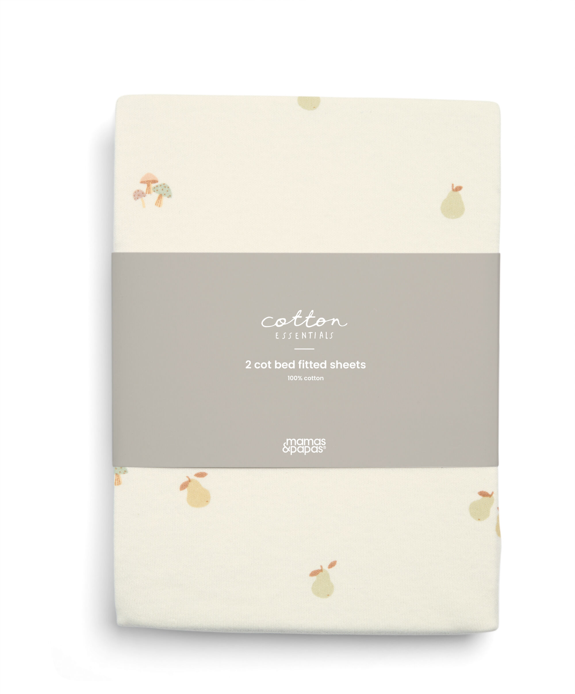 2 Cot/Bed Fitted Sheets - Orchard image number 2