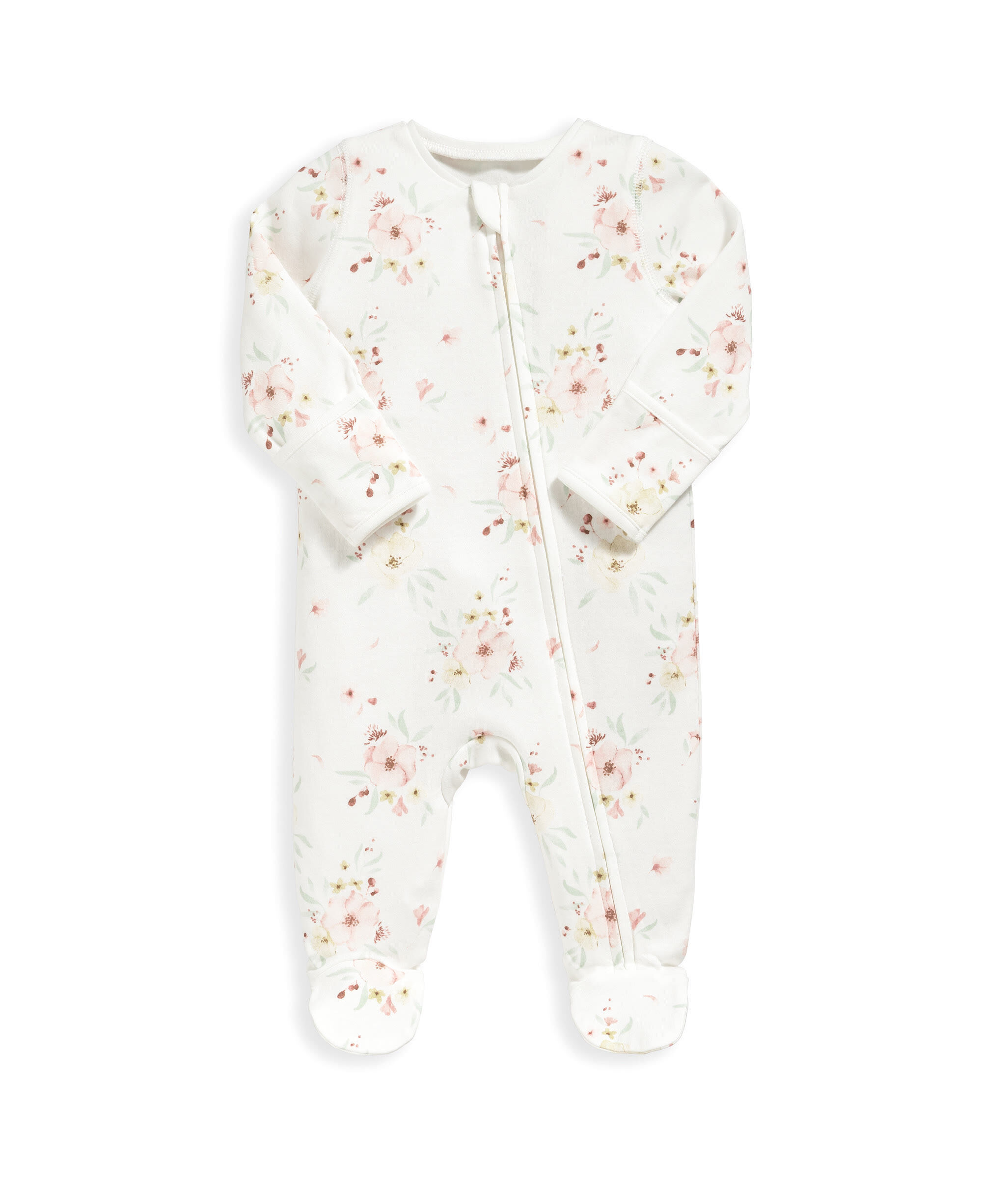 Large Floral Zip All In One image number 2