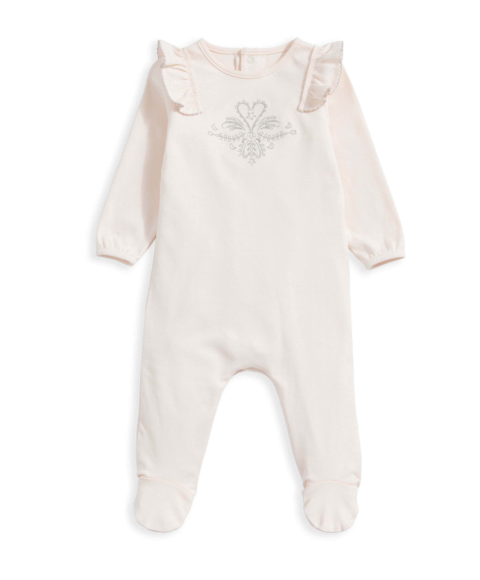 Eid Frill Sleepsuit - Pink image number 2