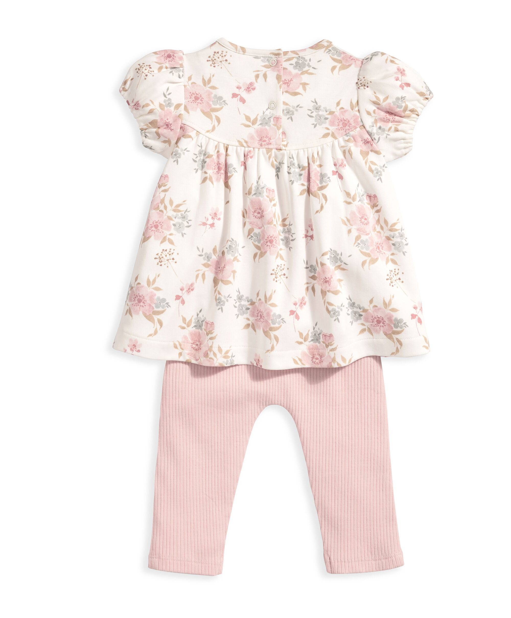 Floral T-Shirt & Leggings Outfit Set image number 3