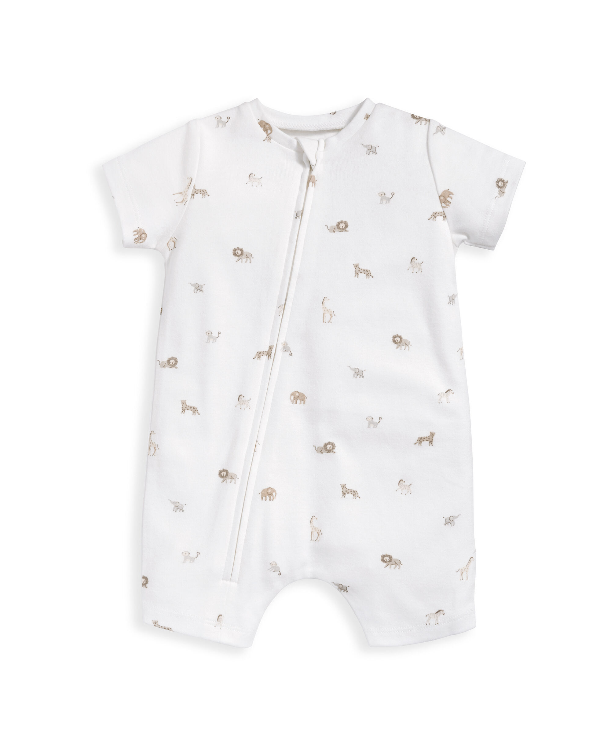 Safari Shortie Romper - Cream image number 2