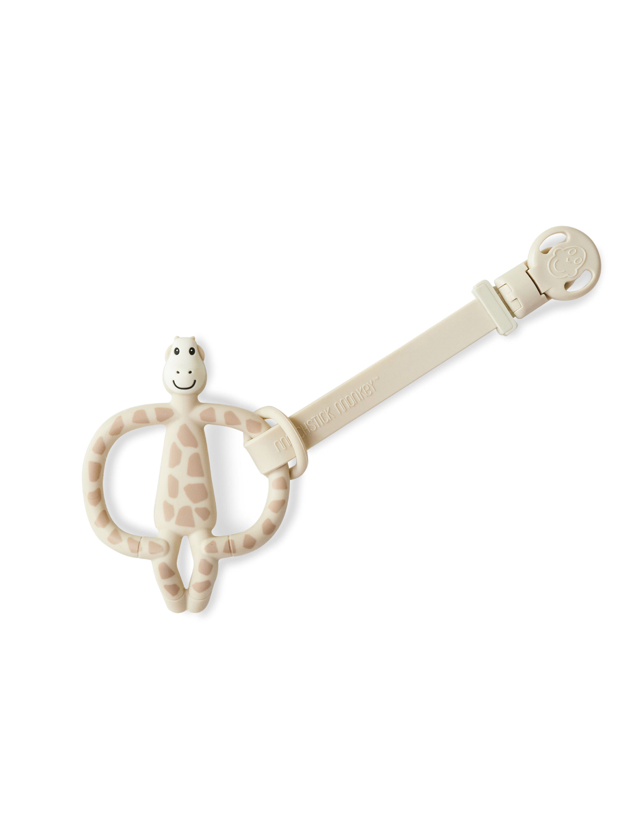 Matchstick Monkey Double Soother Clip - Lion and Giraffe image number 3