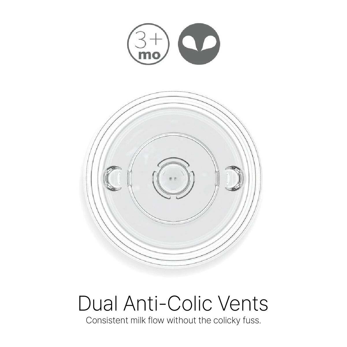 Comotomo Natural Teat Silicone Nipples (Medium Flow) Transparent 2 Pcs image number 4