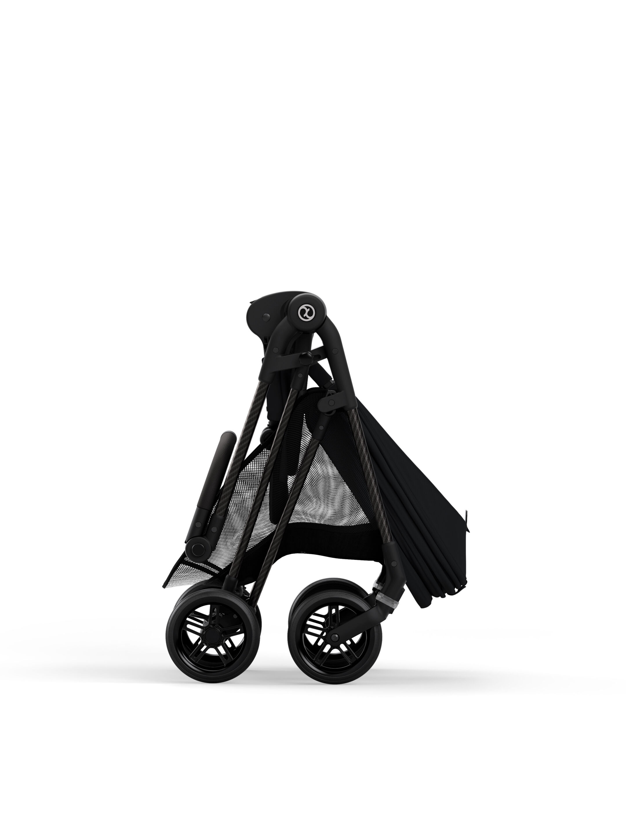 Cybex Melio Carbon Stroller - Moon Black image number 6