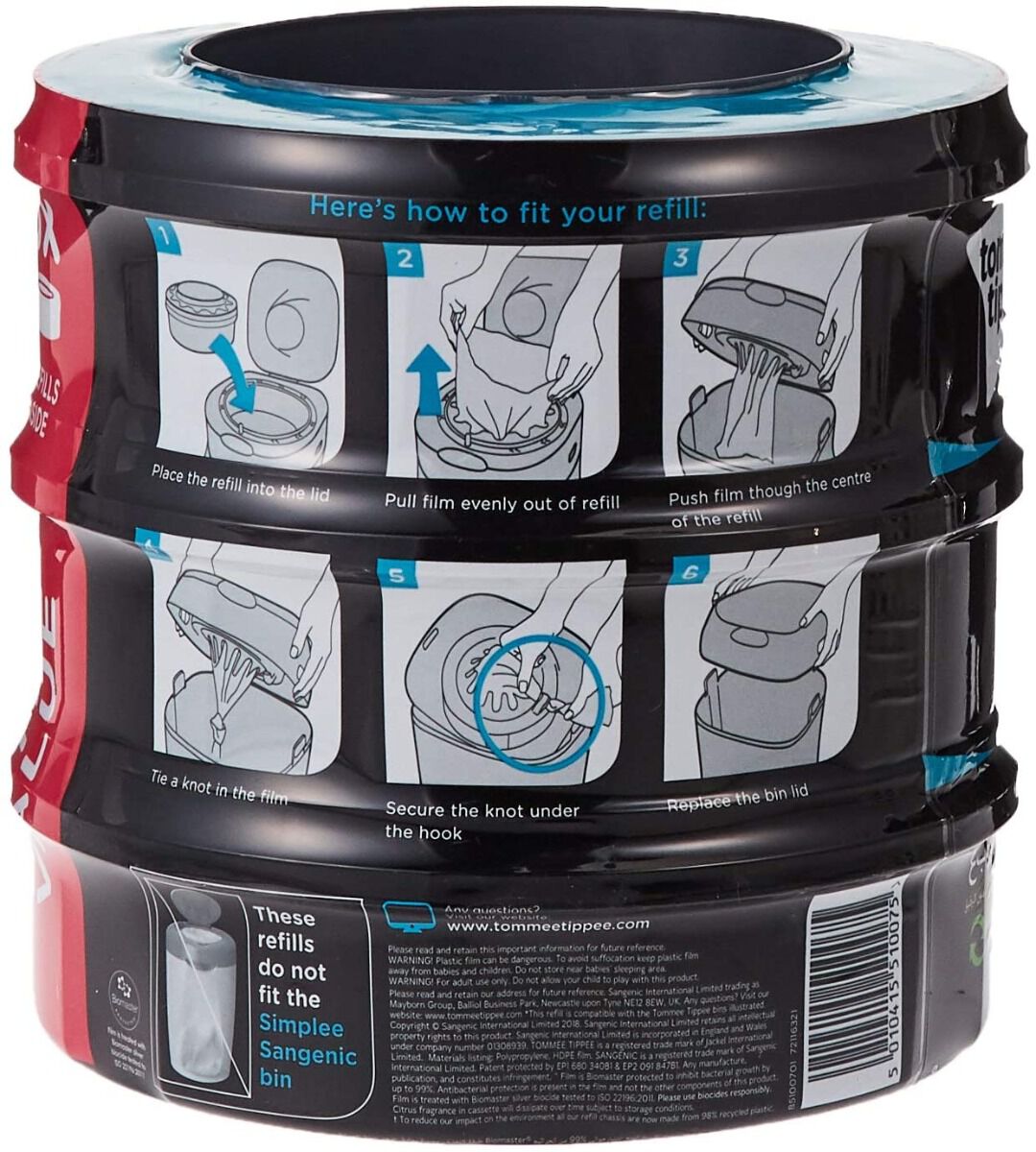 Refill Tippee Sangenic Buy Tommee Tippee Nappy Disposal Sangenic