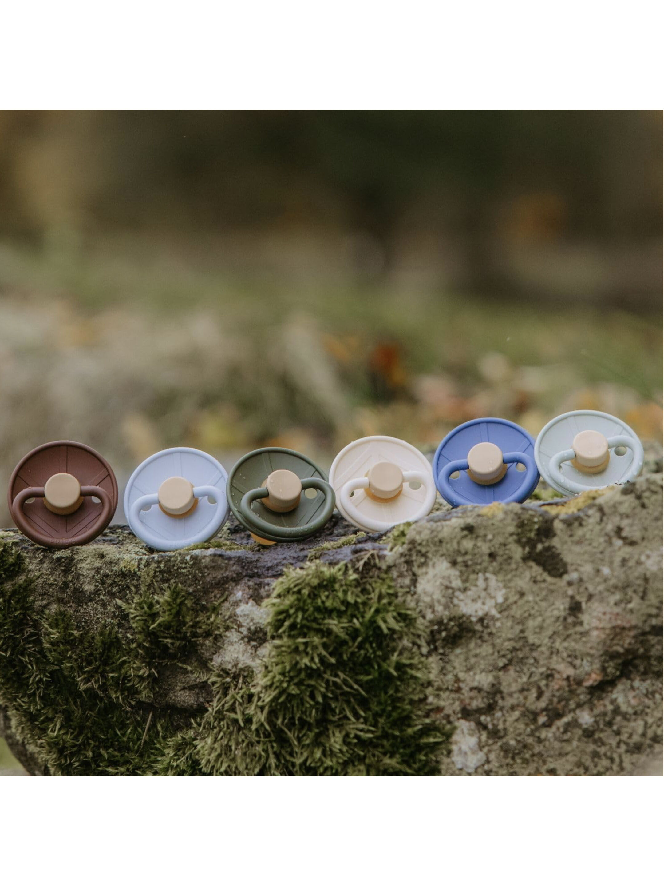 FRIGG Little Viking Latex Baby Pacifier 0-6M 2-Pack Ocean View/Cream - Size 1 image number 5