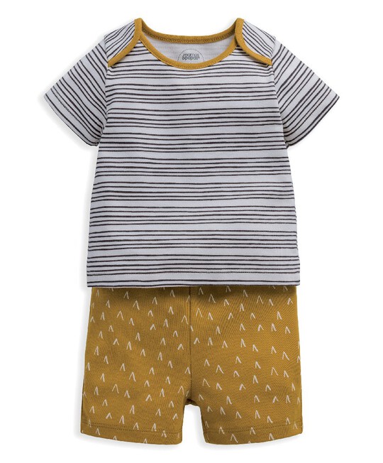 Chevron Stripe Jersey Short Pyjamas image number 1