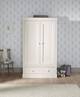 Oxford Wardrobe with Storage Drawer - Pure White image number 4