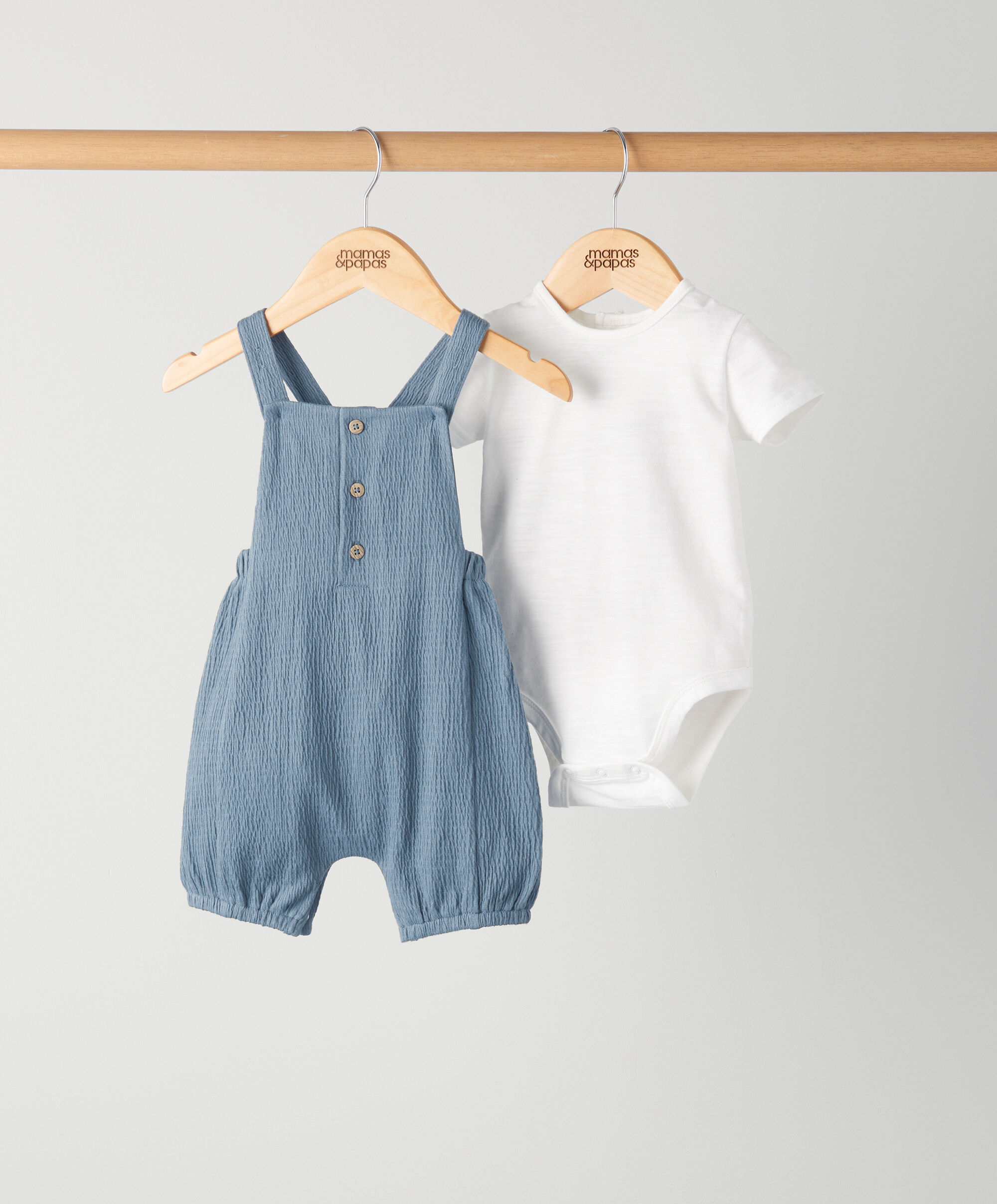 Linen Shortie Romper Set - 2 Piece Set