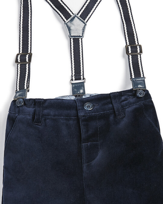 Moleskin Trousers - Navy image number 3
