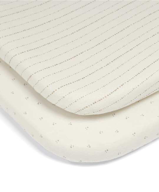 Universal Crib Sheets - Oatmeal (Pack of 2) image number 3