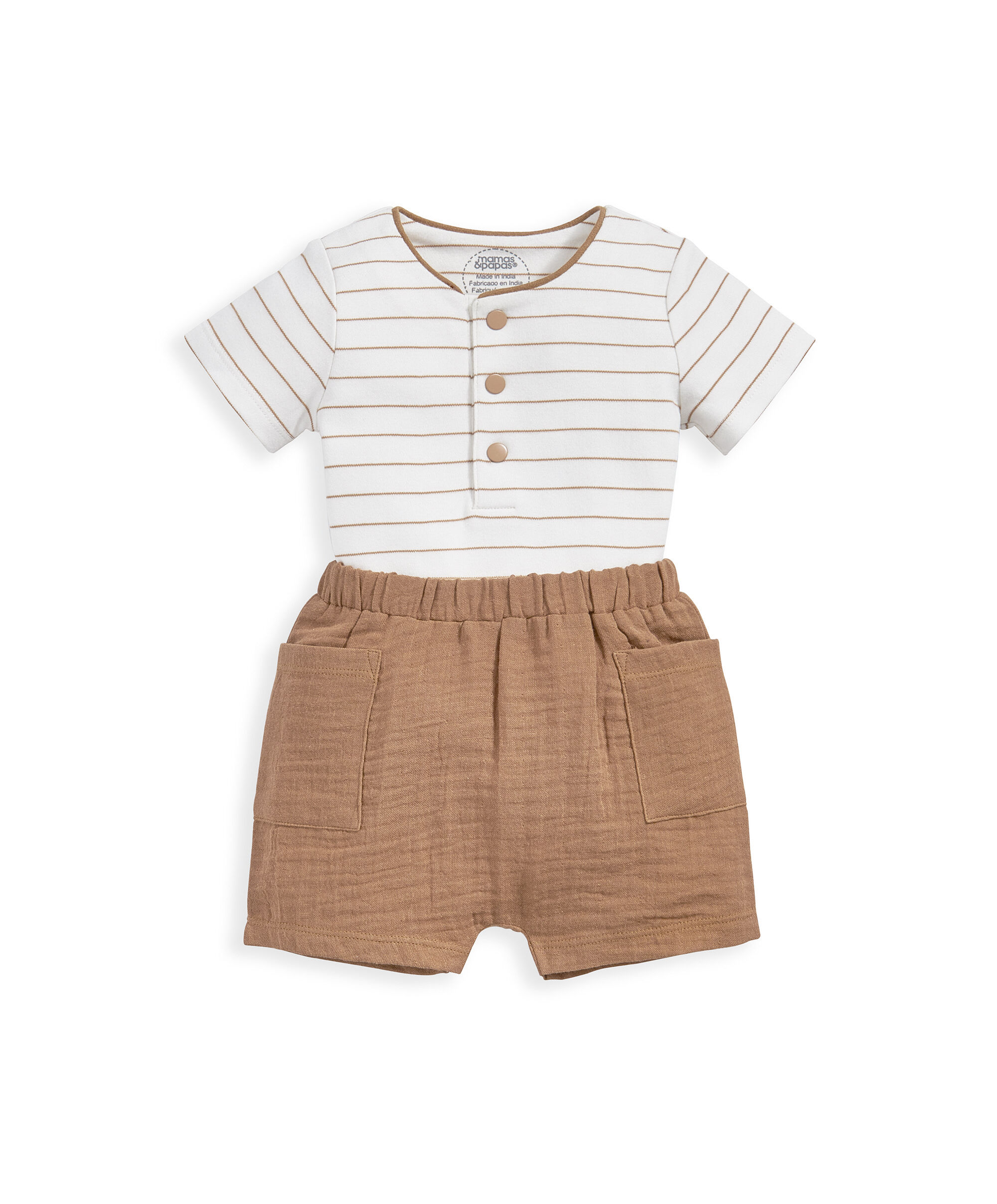 2 Piece Stripe Bodysuit & Short image number 2