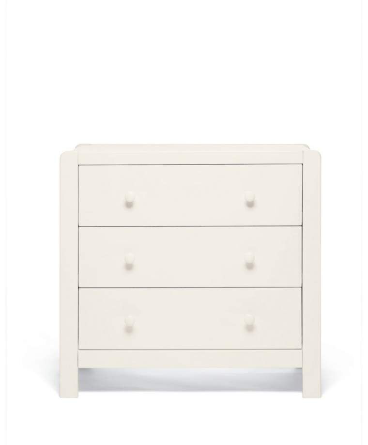 Dover 3 Drawer Dresser & Changer Unit - White image number 2