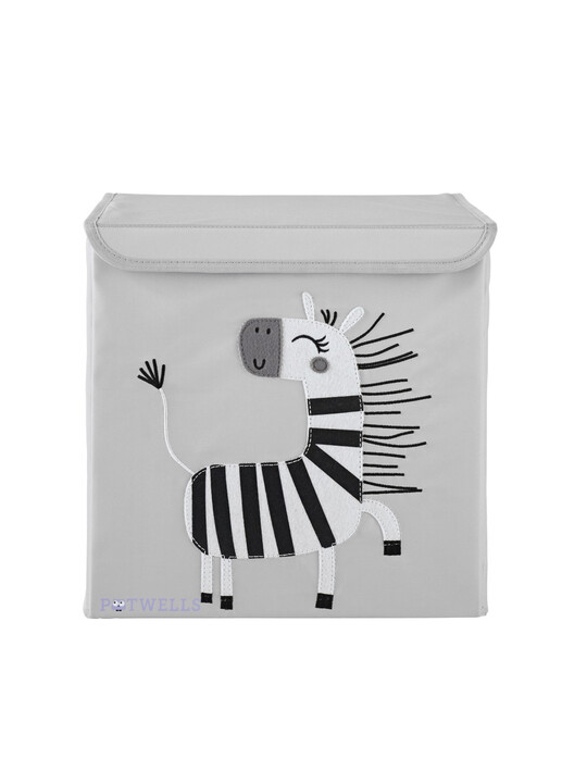 Potwells Children's Storage Box - Zebra image number 1