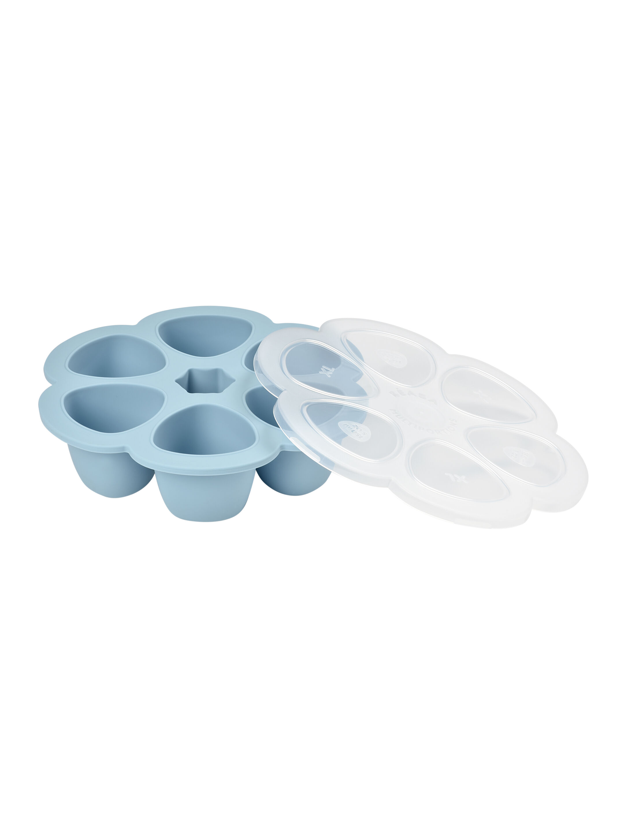 Beaba Silicone Multi portions 6 x 90ml Windy Blue image number 2