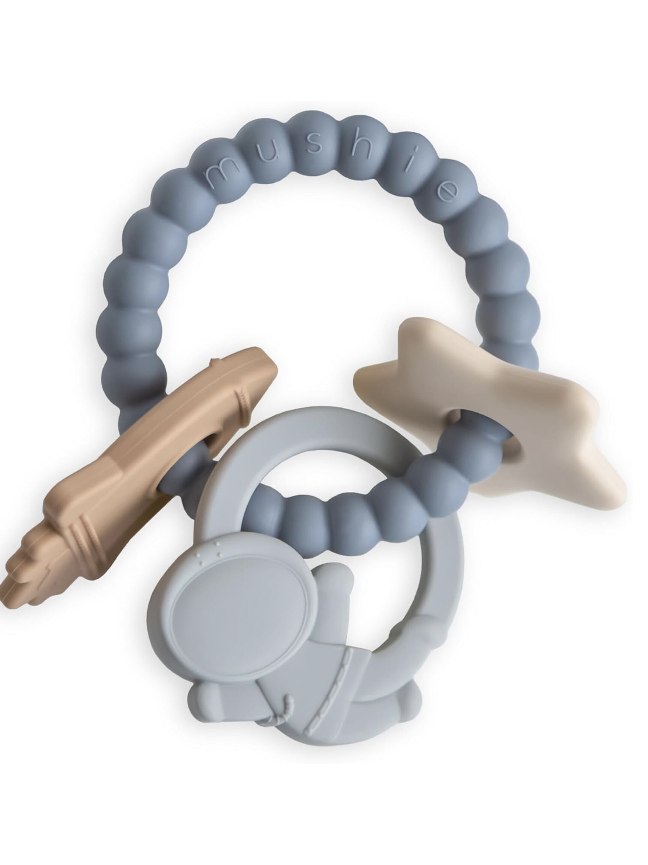 Mushie Space Teething Ring image number 1