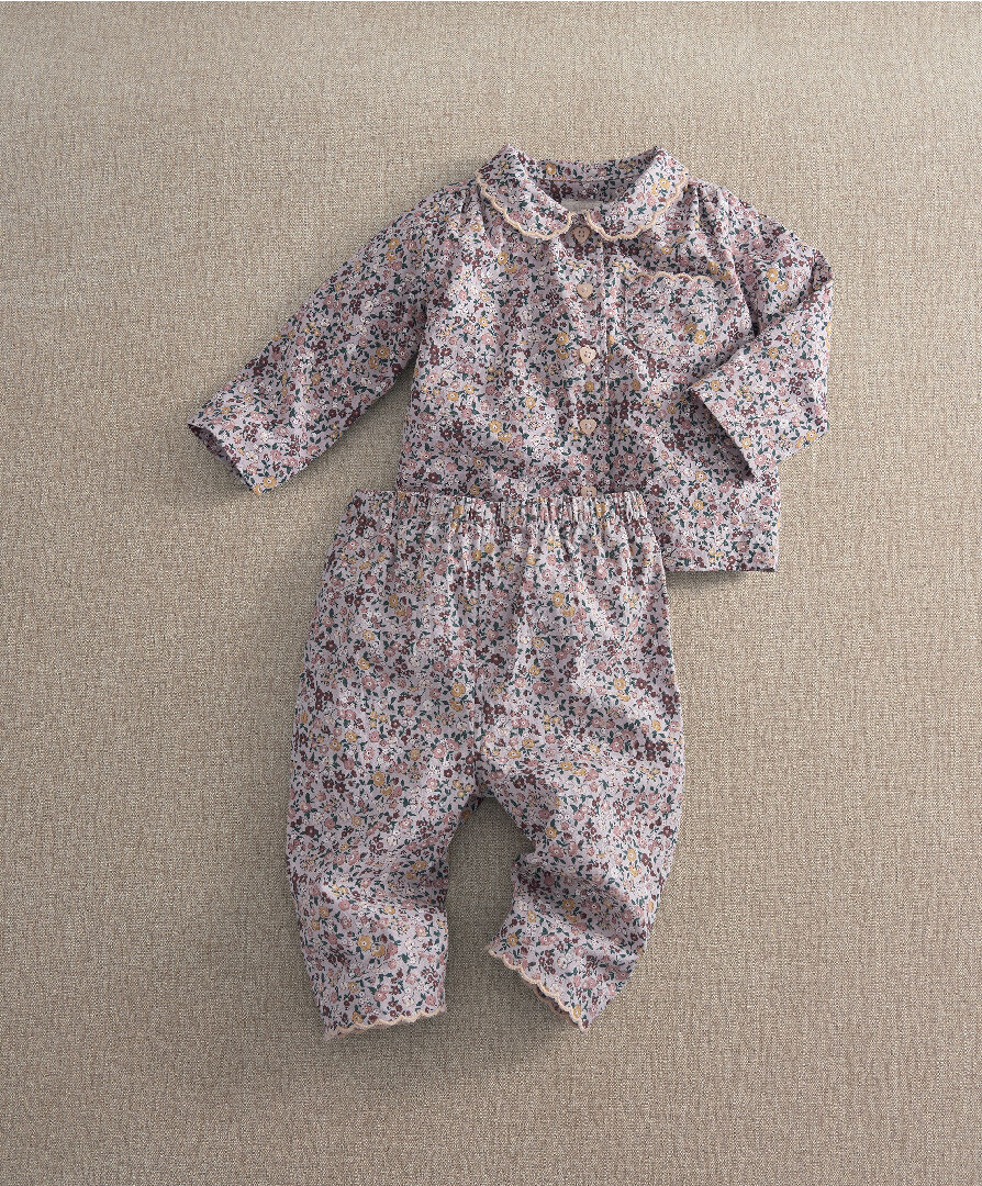 Vintage Floral Woven Pyjamas
