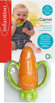 Infantino -Good Bites Textured Carrot Teether image number 2