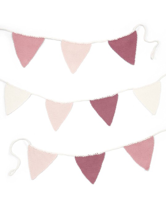Pink Knitted Bunting image number 1
