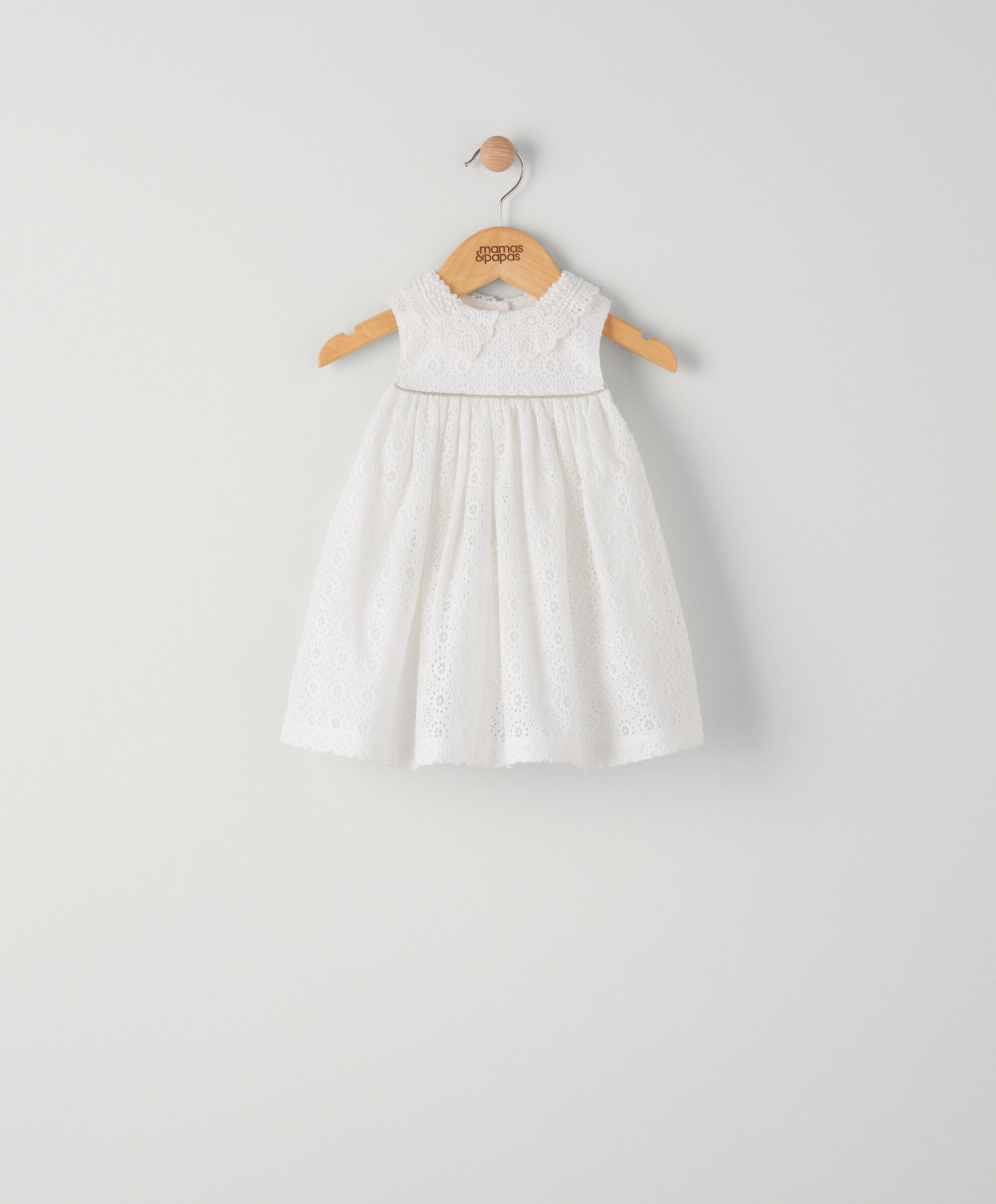 Broderie Lace Collar Dress image number 1