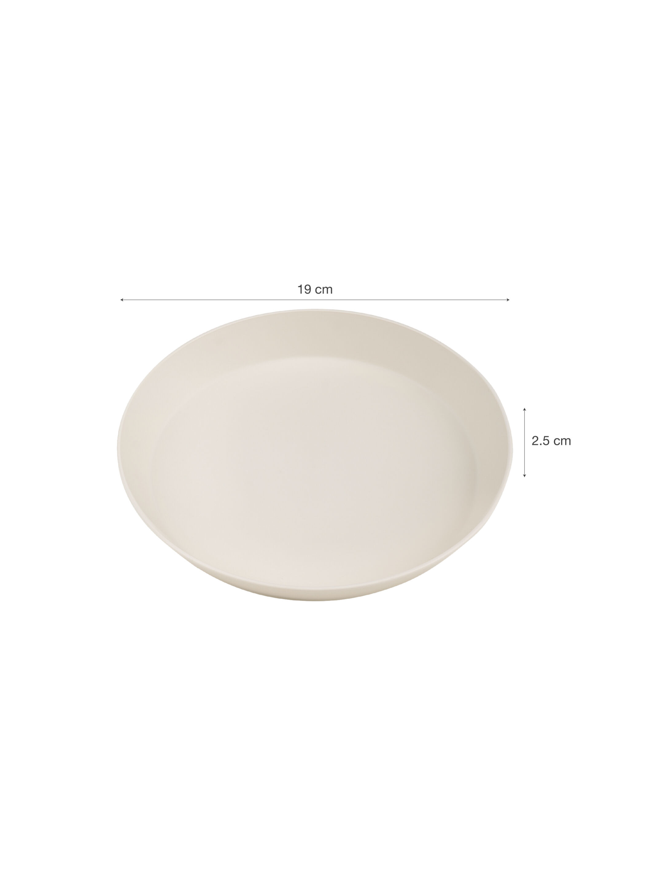 Citron Bio Based Plate Set of 4 - Green/Cream image number 4