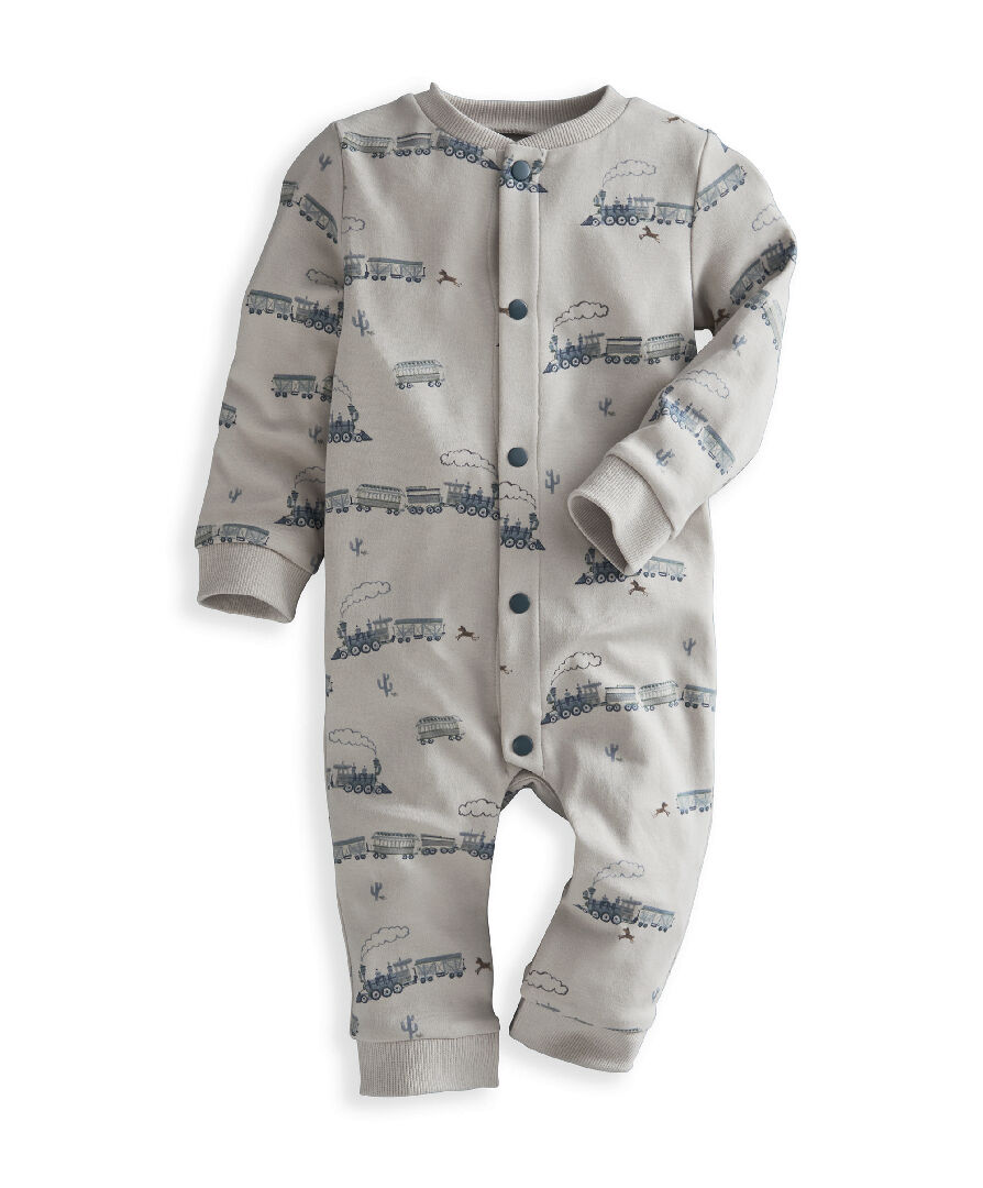 Train Print Romper image number 3