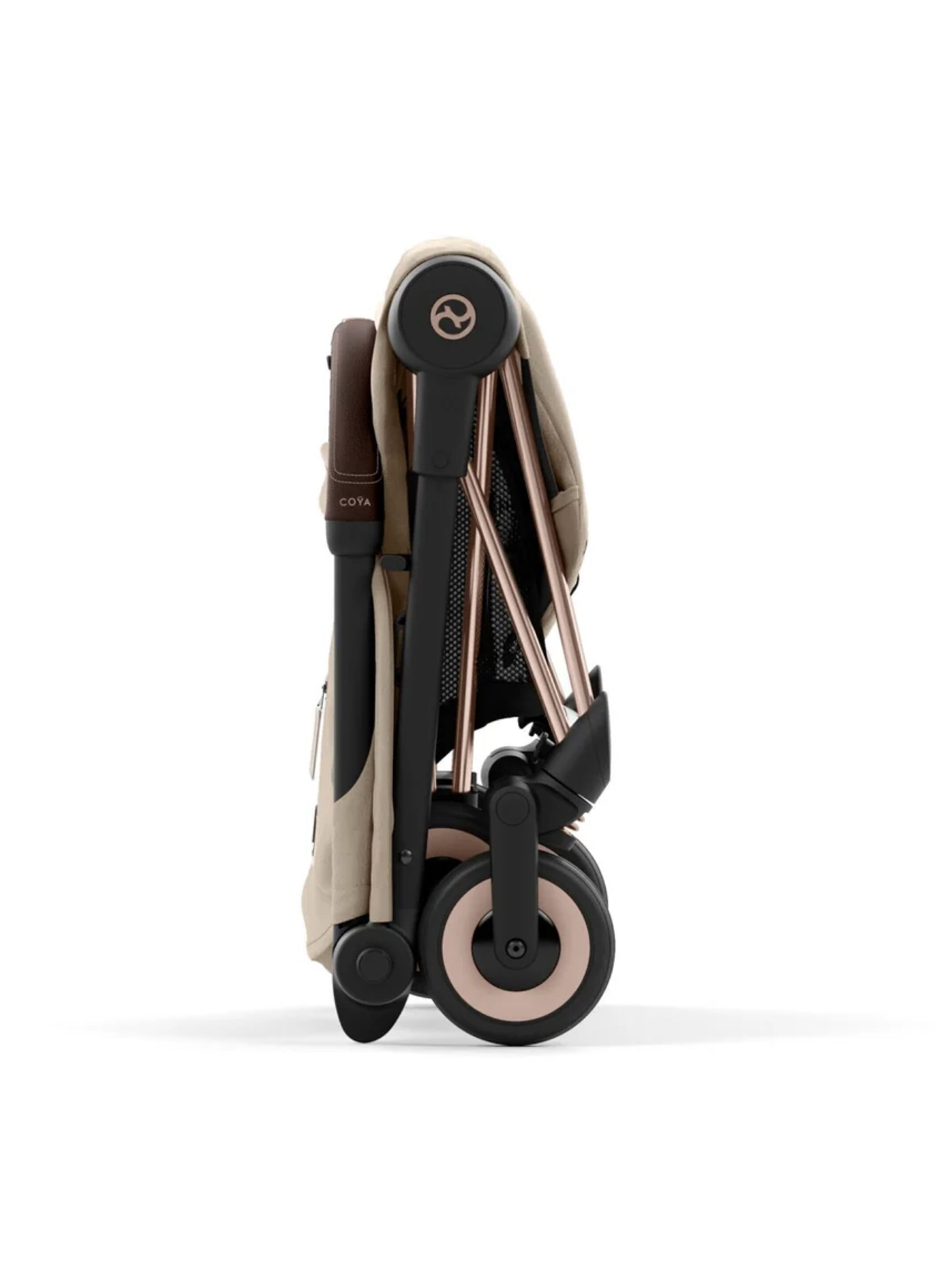 Cybex Coya Cabin Approved Stroller Cosy Beige with Rose Gold Frame image number 4