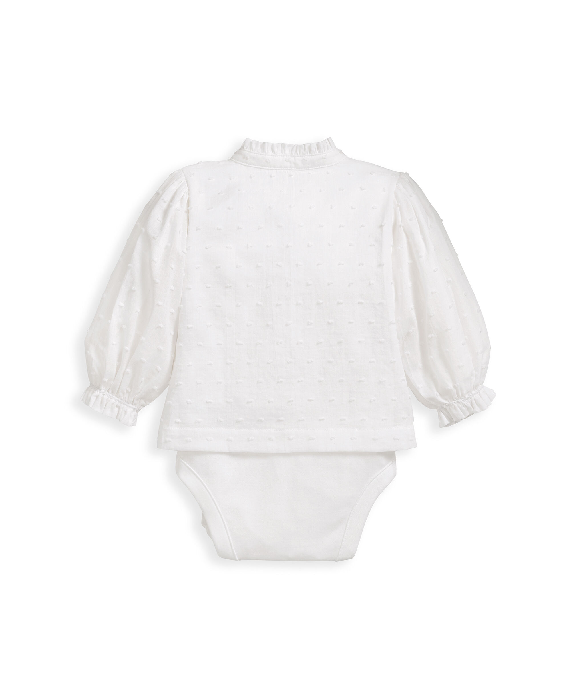 Lace Frill Bodysuit image number 3