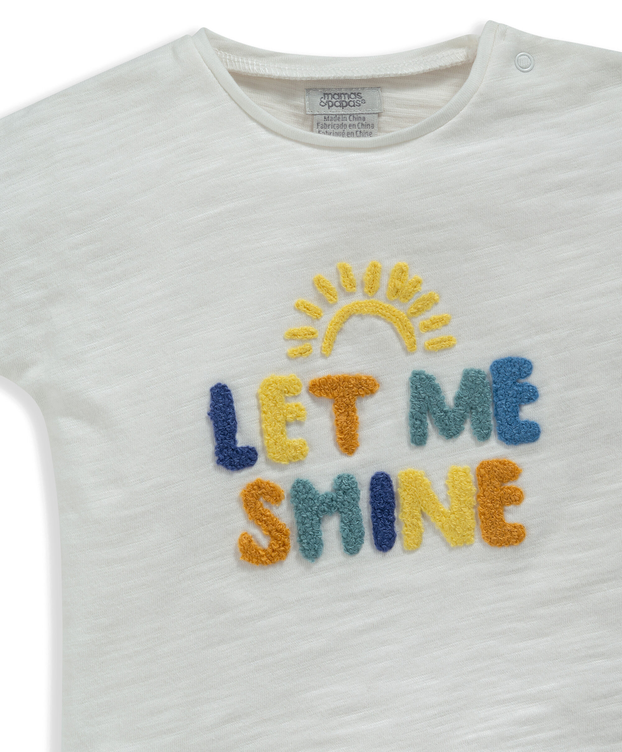 Textured Slogan T-Shirt image number 3