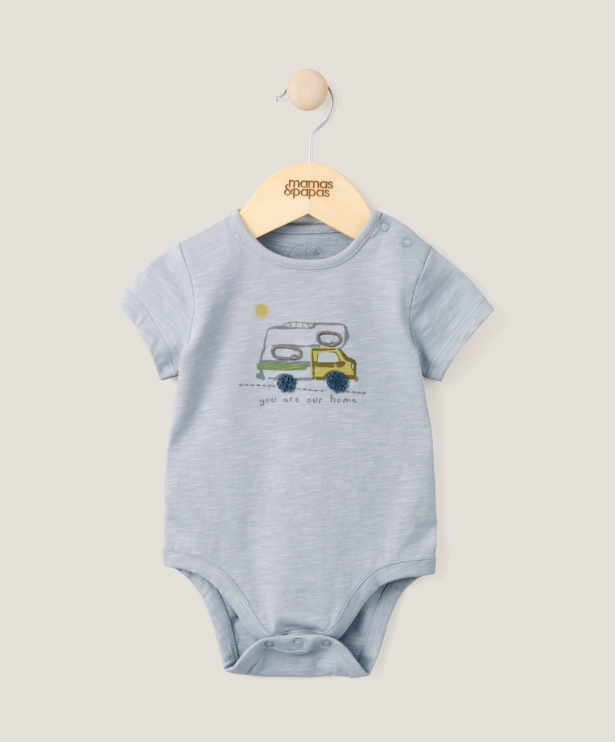 You Are Our Home Bodysuit - Blue image number 1