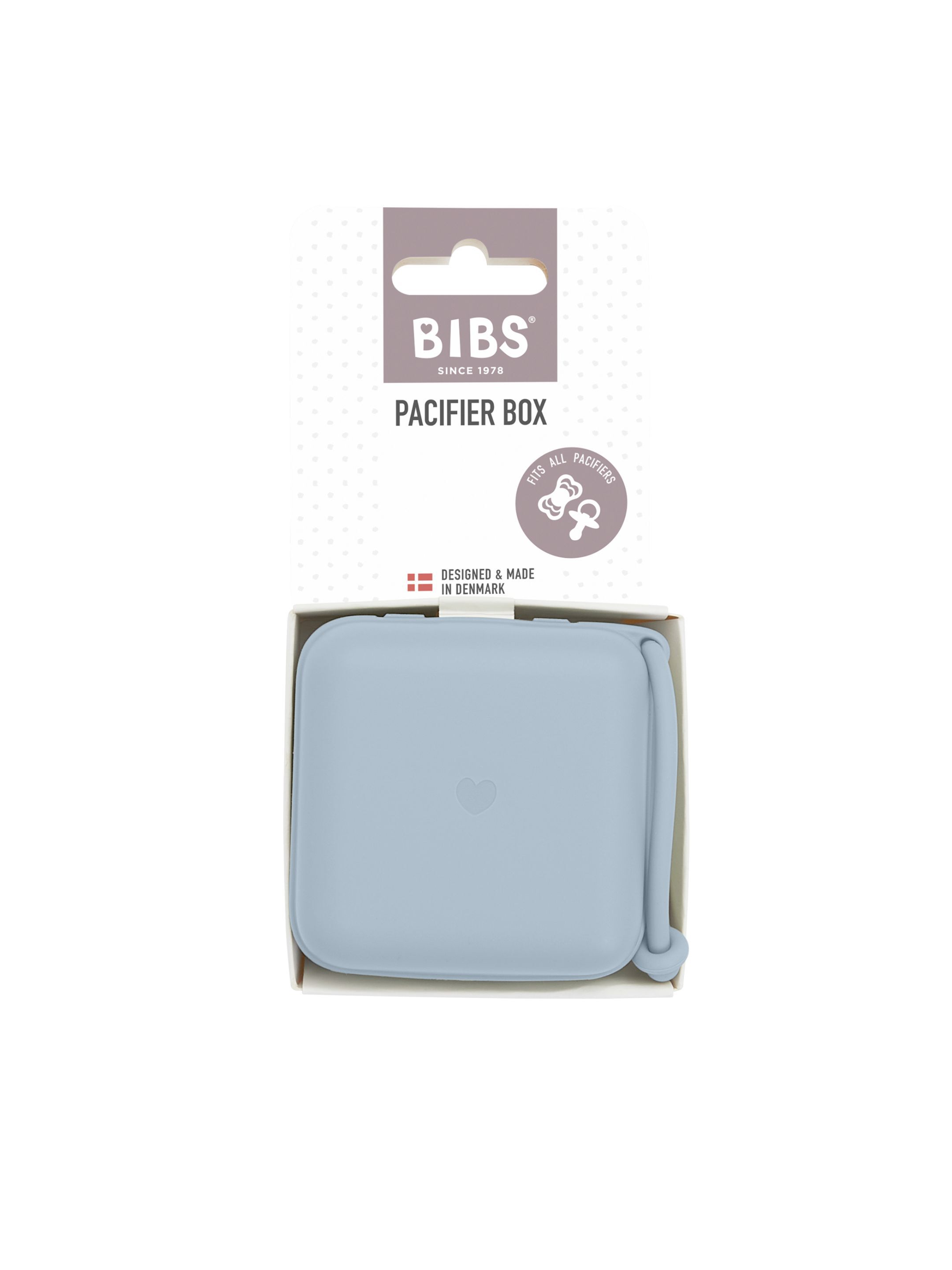 BIBS Pacifier box Baby Blue image number 2